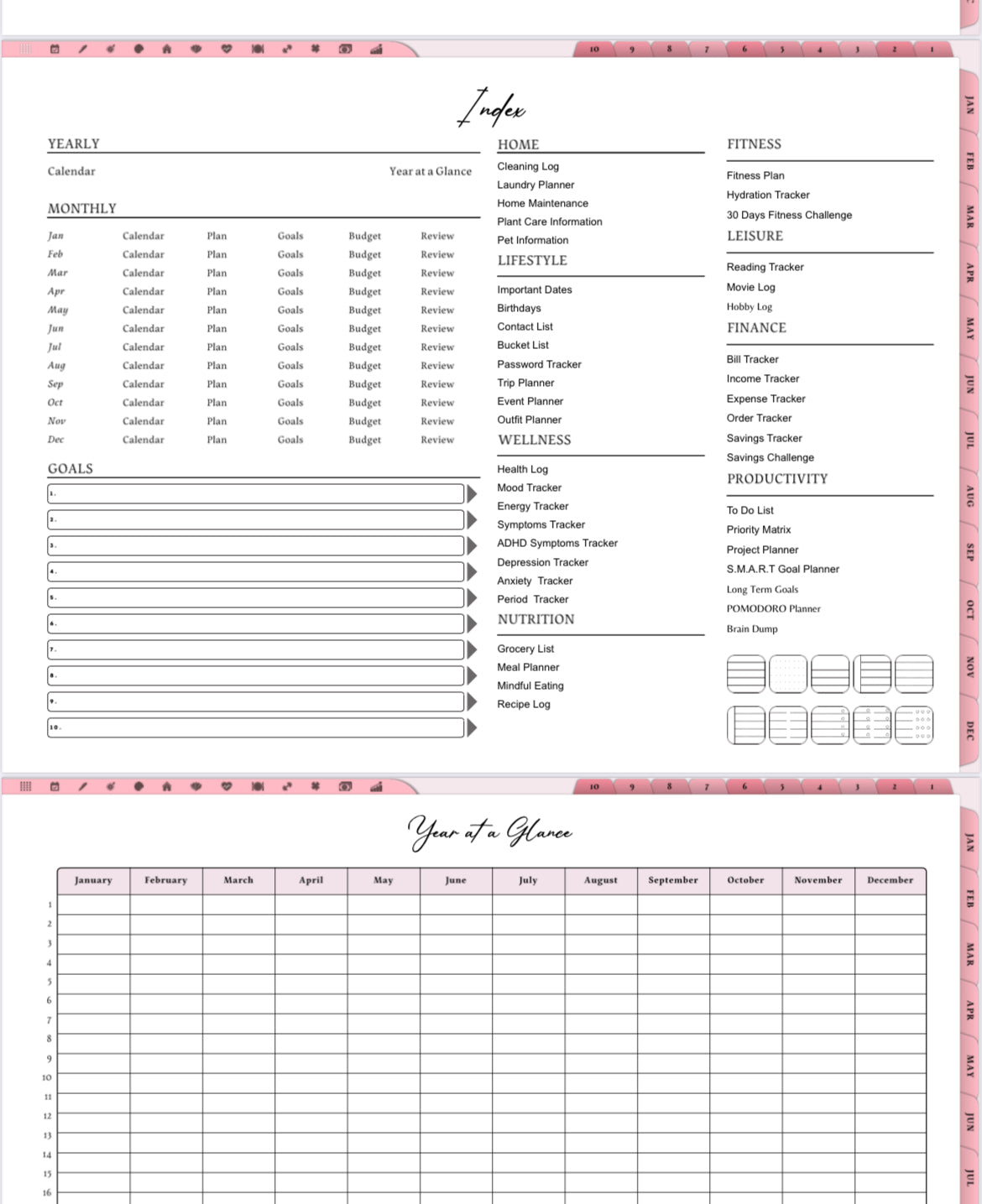The Balanced Woman Digital Planner