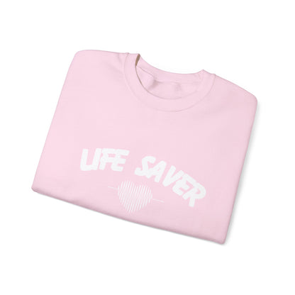 Oversized Life Saver Crewneck Sweatshirt