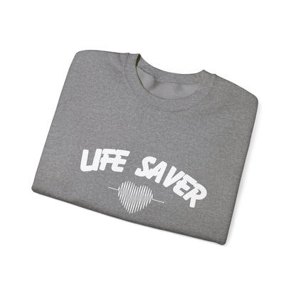 Oversized Life Saver Crewneck Sweatshirt