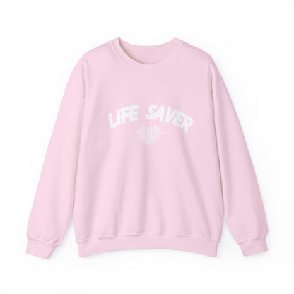 Oversized Life Saver Crewneck Sweatshirt