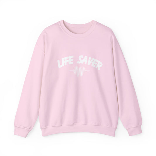 Oversized Life Saver Crewneck Sweatshirt